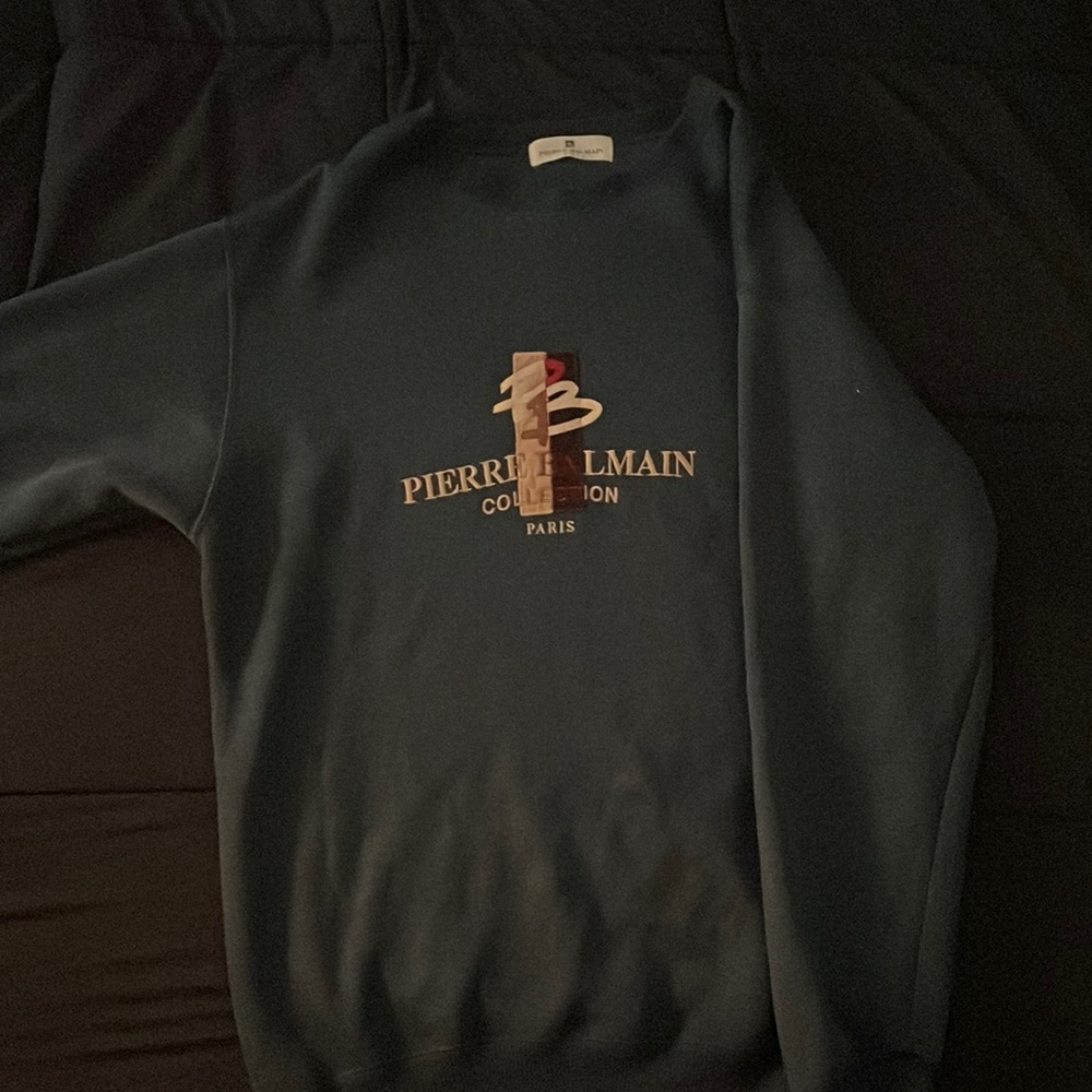 Pierre Balmain Vintage Crewneck Dark Green Size Medium